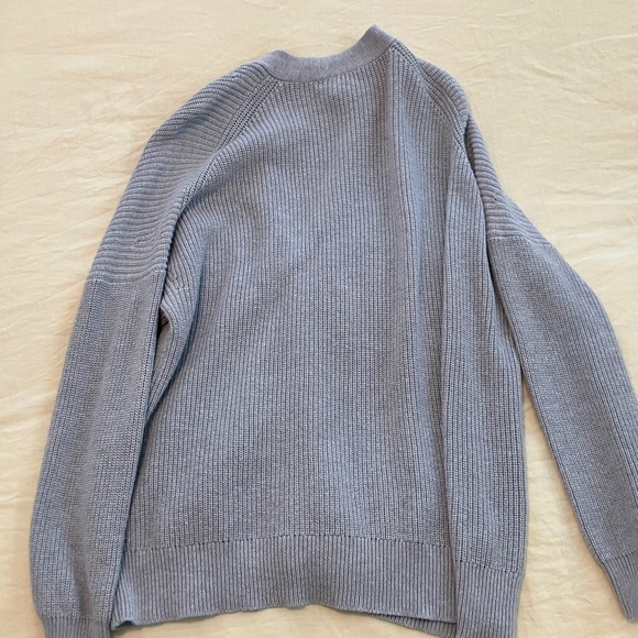 J. Crew Light Blue Women's Cardigan Sweater - Picture 4 of 5